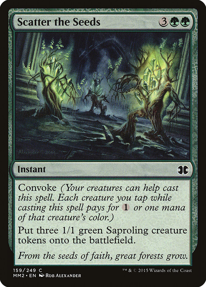 Magic the Gathering Card - Scatter the Seeds - MTG Circle