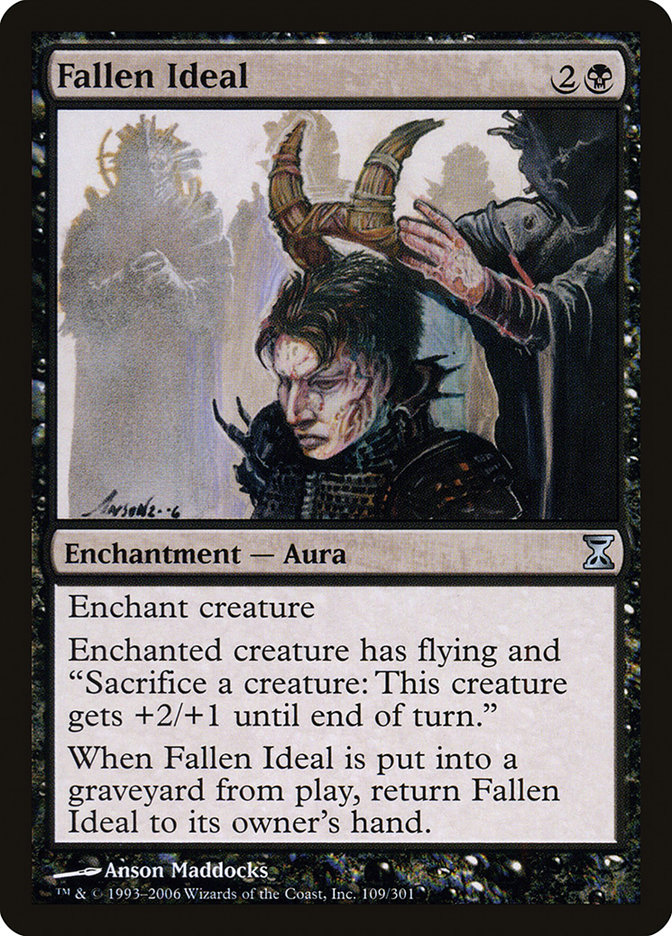 Magic the Gathering Card - Fallen Ideal - MTG Circle
