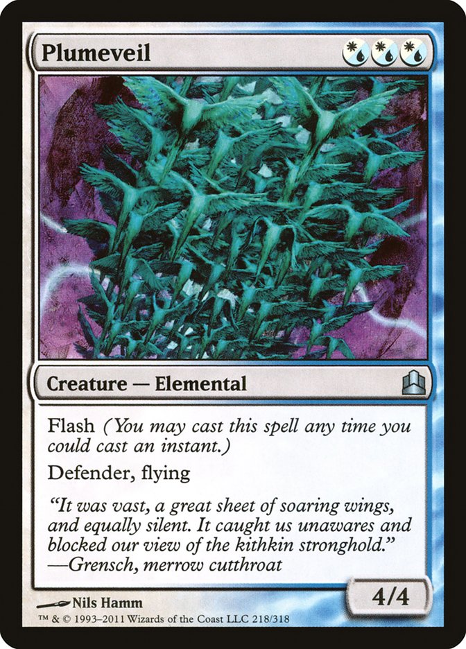 Magic the Gathering Card - Plumeveil - MTG Circle