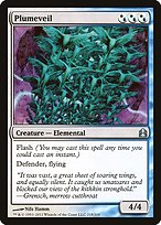 Magic the Gathering Card - Plumeveil - MTG Circle