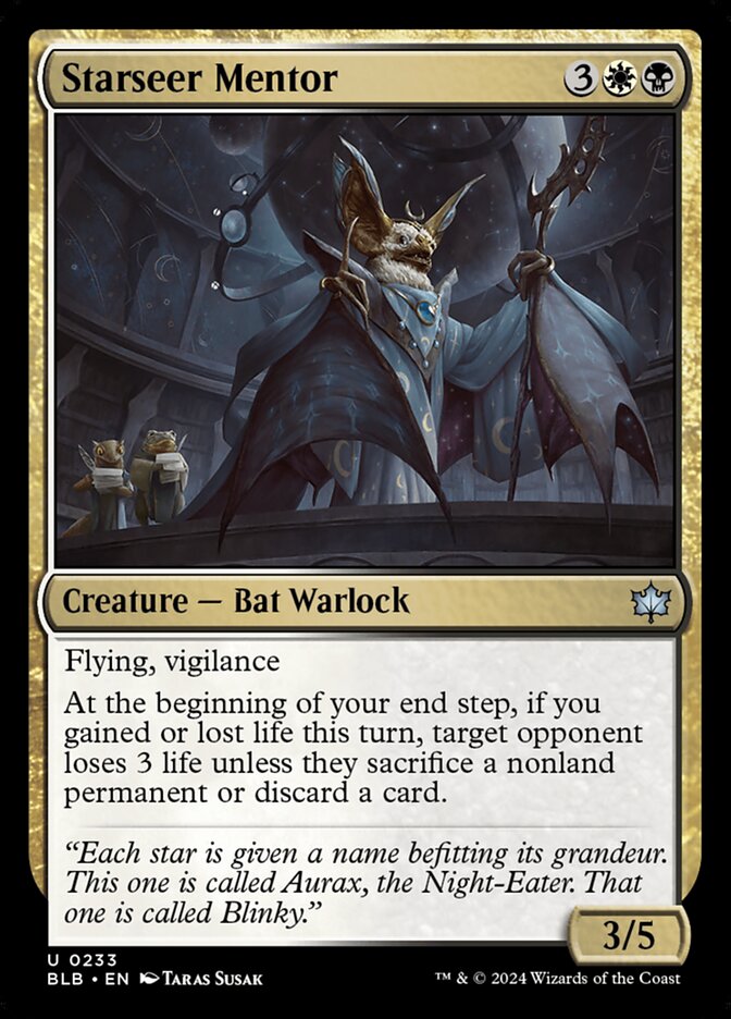 Magic the Gathering Card - Starseer Mentor - MTG Circle