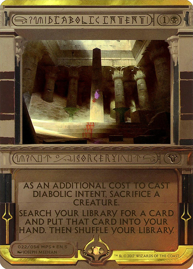 Magic the Gathering Card - Diabolic Intent - MTG Circle