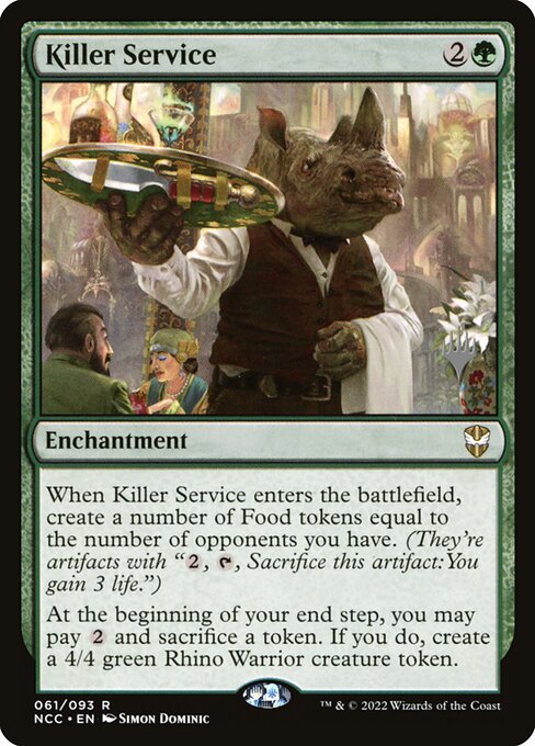 Magic the Gathering Card - Killer Service - MTG Circle
