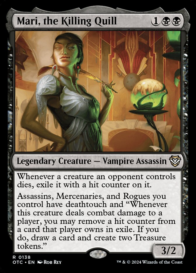 Magic the Gathering Card - Mari, the Killing Quill - MTG Circle