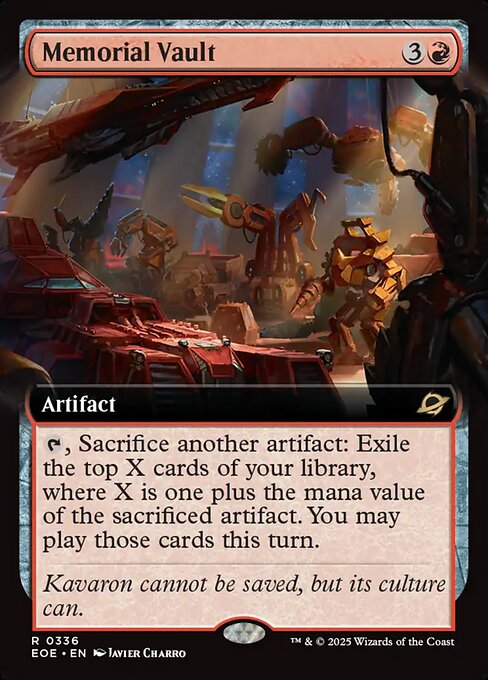 Magic the Gathering Card - Memorial Vault - MTG Circle