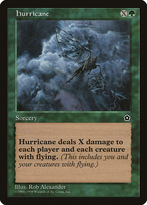 Magic the Gathering Card - Hurricane - MTG Circle