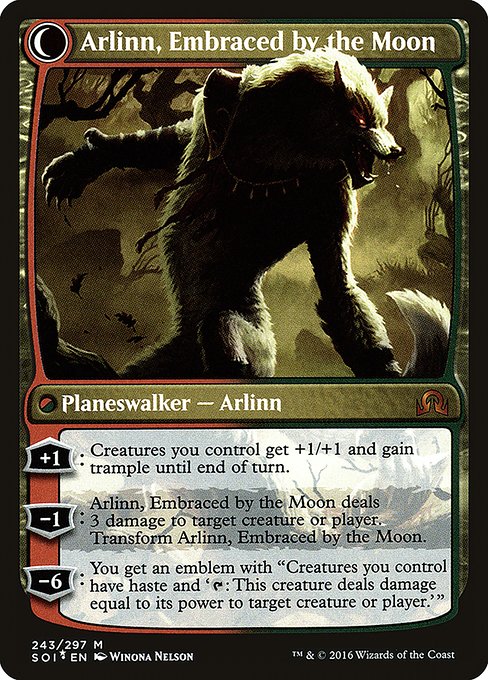 Magic the Gathering Card - Arlinn, Embraced by the Moon - MTG Circle
