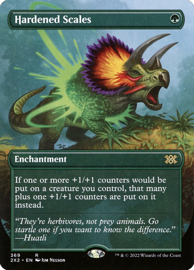 Magic the Gathering Card - Hardened Scales - MTG Circle