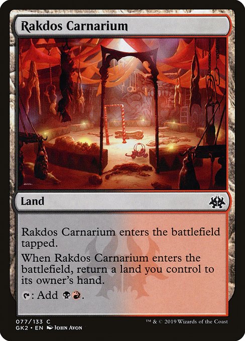 Magic the Gathering Card - Rakdos Carnarium - MTG Circle