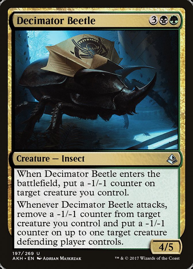 Magic the Gathering Card - Decimator Beetle - MTG Circle