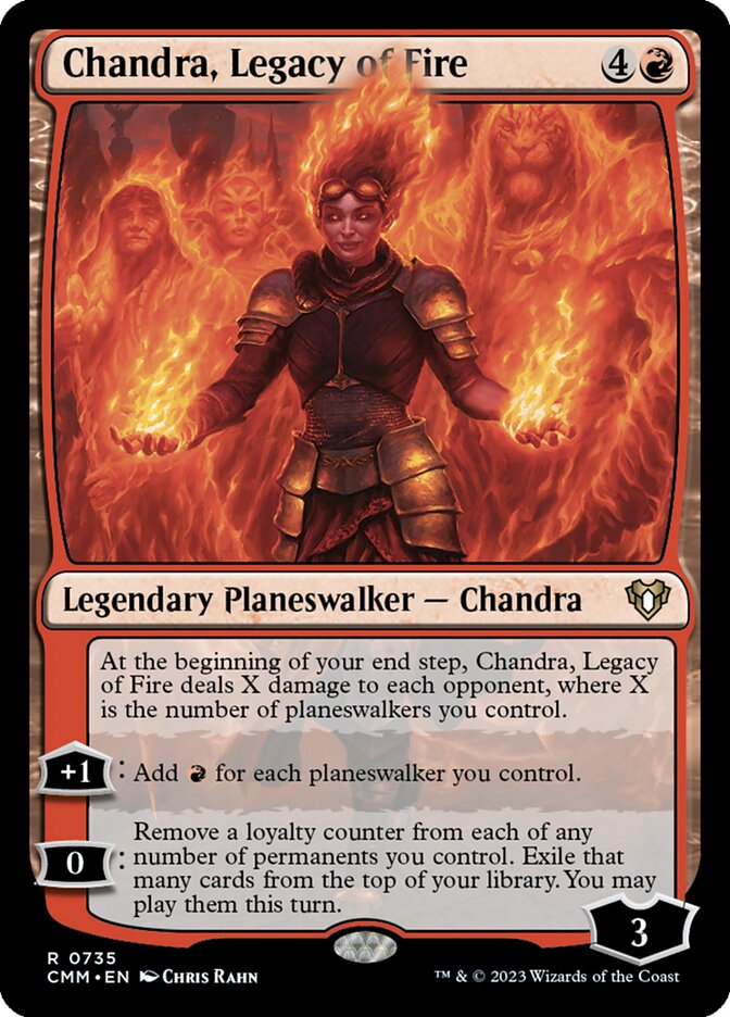 Magic the Gathering Card - Chandra, Legacy of Fire - MTG Circle
