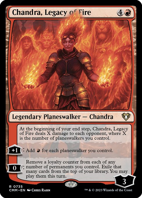 Magic the Gathering Card - Chandra, Legacy of Fire - MTG Circle