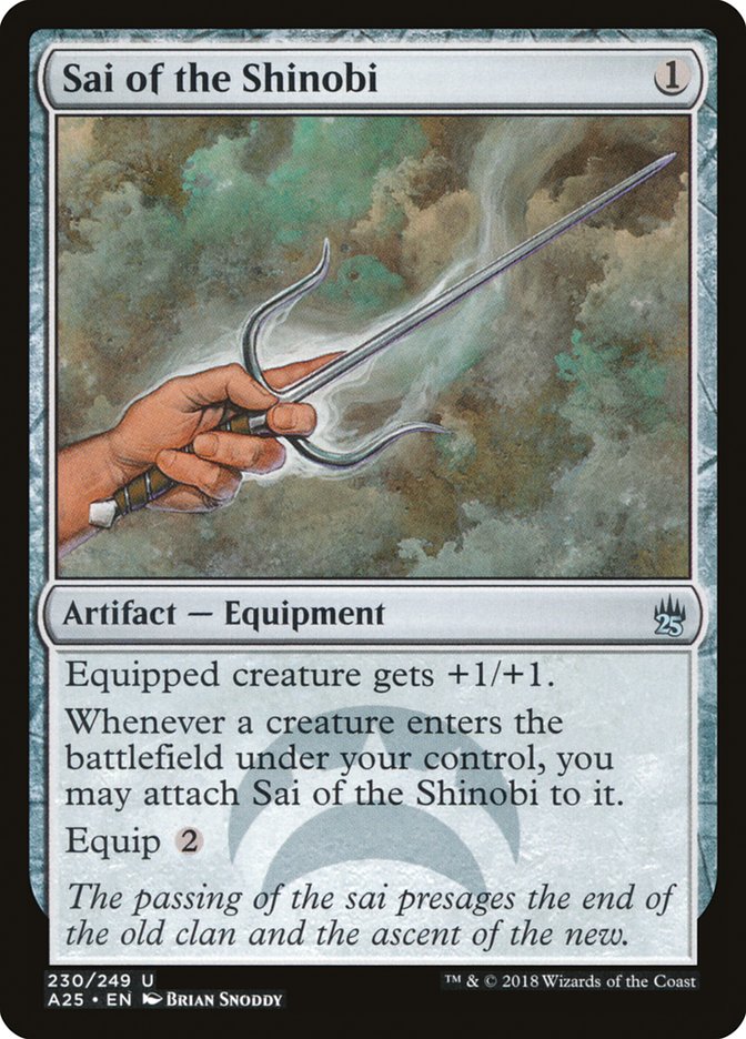 Magic the Gathering Card - Sai of the Shinobi - MTG Circle