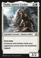 Magic the Gathering Card - Thalia, Heretic Cathar - MTG Circle