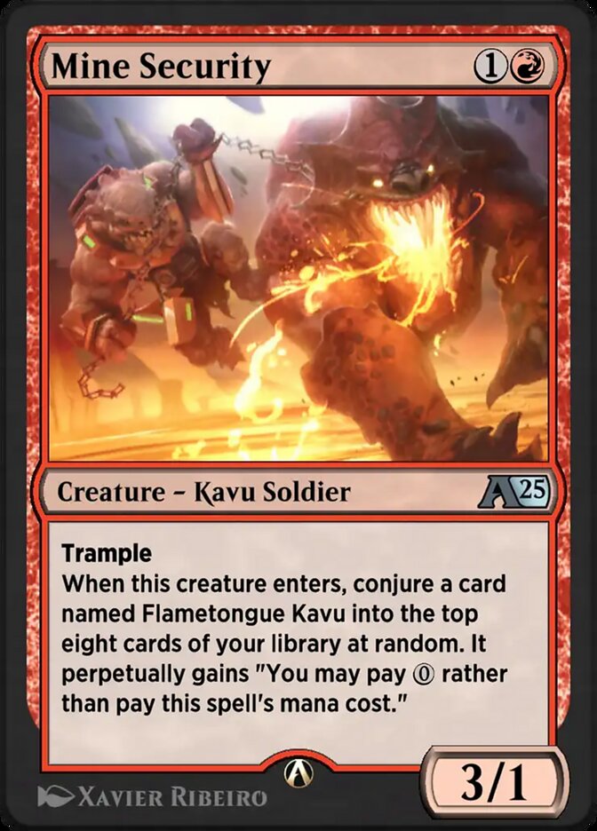 Magic the Gathering Card - Mine Security - MTG Circle
