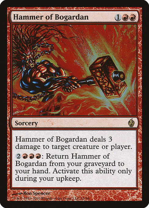 Magic the Gathering Card - Hammer of Bogardan - MTG Circle