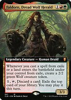 Magic the Gathering Card - Faldorn, Dread Wolf Herald - MTG Circle