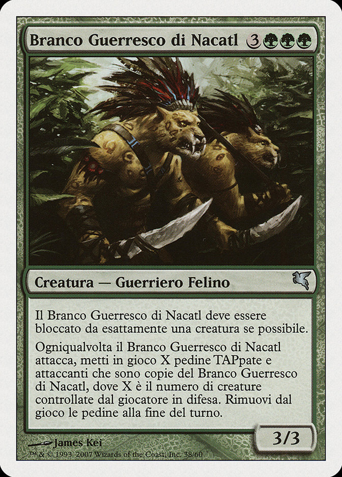Magic the Gathering Card - Nacatl War-Pride - MTG Circle