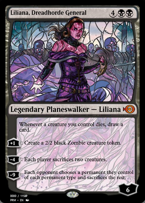 Magic the Gathering Card - Liliana, Dreadhorde General - MTG Circle