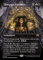 Magic the Gathering Card - Chthonian Nightmare - MTG Circle