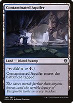 Magic the Gathering Card - Contaminated Aquifer - MTG Circle