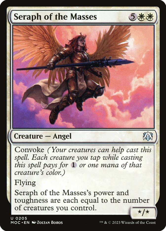 Magic the Gathering Card - Seraph of the Masses - MTG Circle