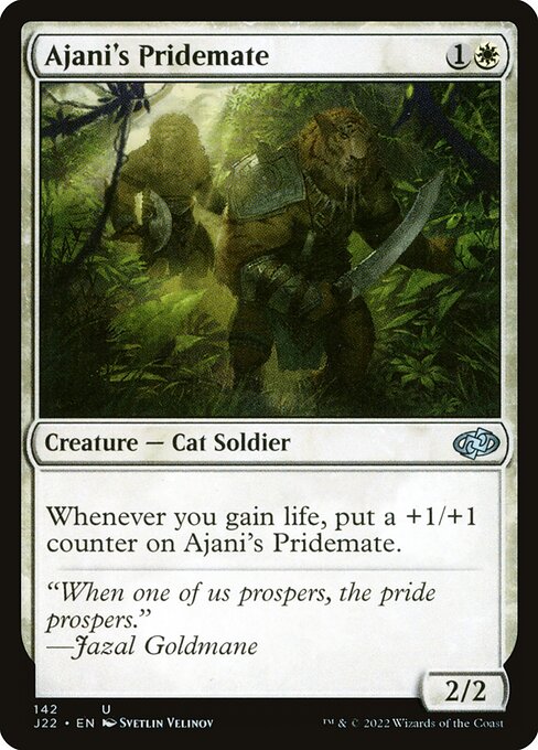 Magic the Gathering Card - Ajani's Pridemate - MTG Circle
