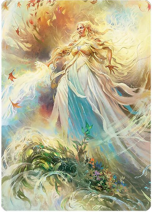 Magic the Gathering Card - Galadriel, Light of Valinor - MTG Circle