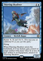 Magic the Gathering Card - Thieving Skydiver - MTG Circle