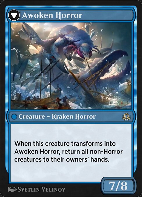 Magic the Gathering Card - Awoken Horror - MTG Circle