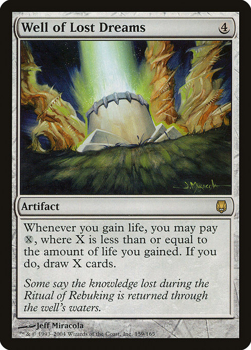 Magic the Gathering Card - Well of Lost Dreams - MTG Circle