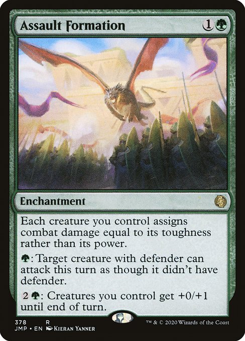 Magic the Gathering Card - Assault Formation - MTG Circle