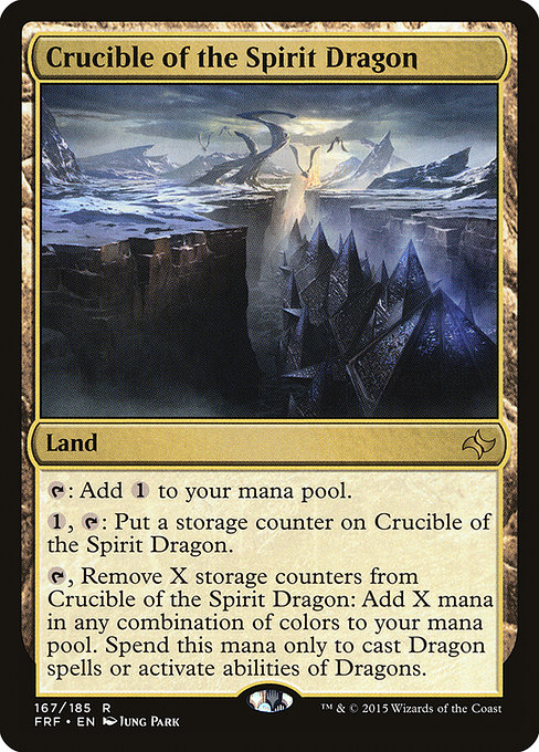 Magic the Gathering Card - Crucible of the Spirit Dragon - MTG Circle