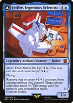 Magic the Gathering Card - Jetfire, Ingenious Scientist // Jetfire, Air Guardian - MTG Circle