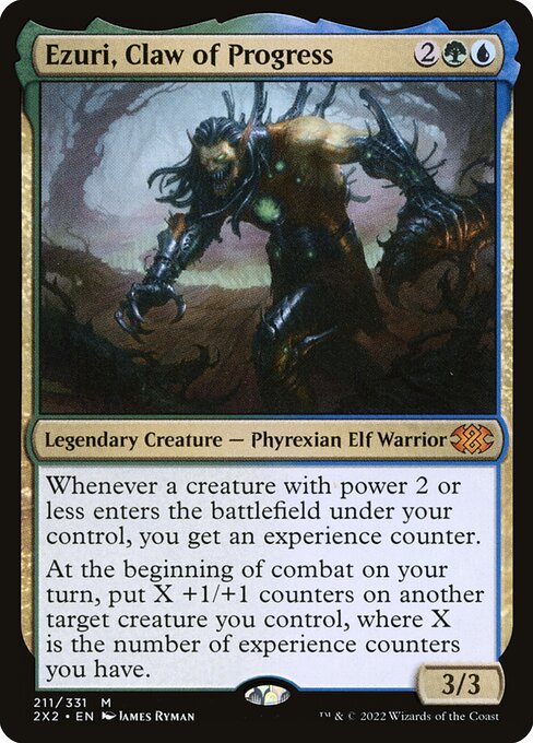 Magic the Gathering Card - Ezuri, Claw of Progress - MTG Circle