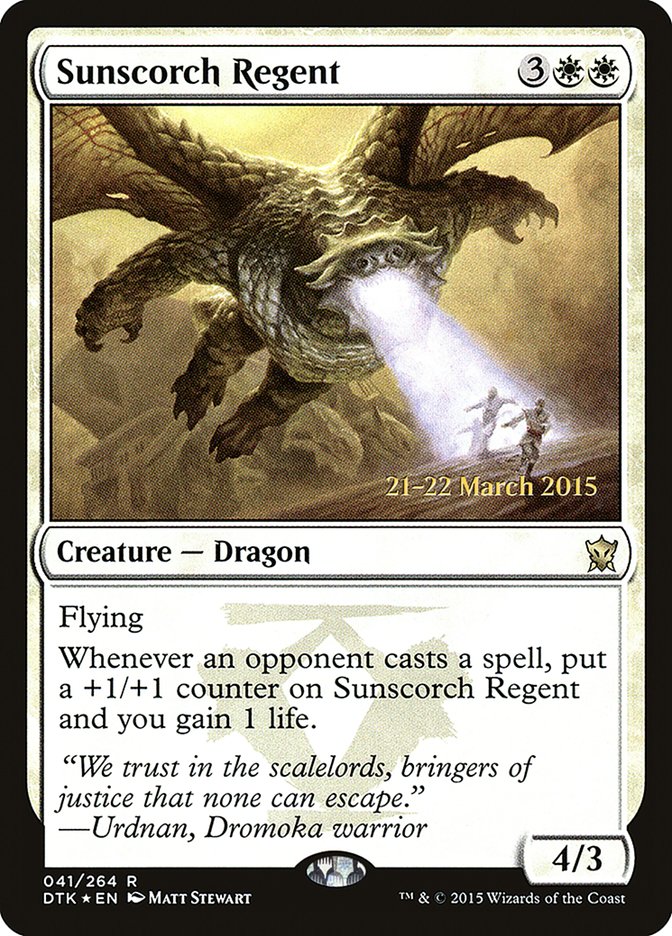 Magic the Gathering Card - Sunscorch Regent - MTG Circle