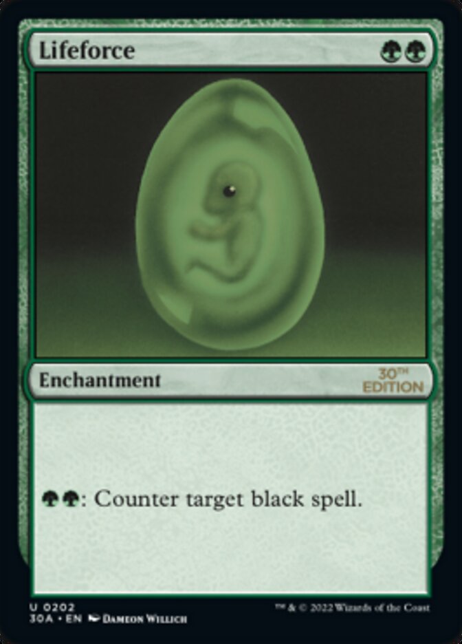 Magic the Gathering Card - Lifeforce - MTG Circle