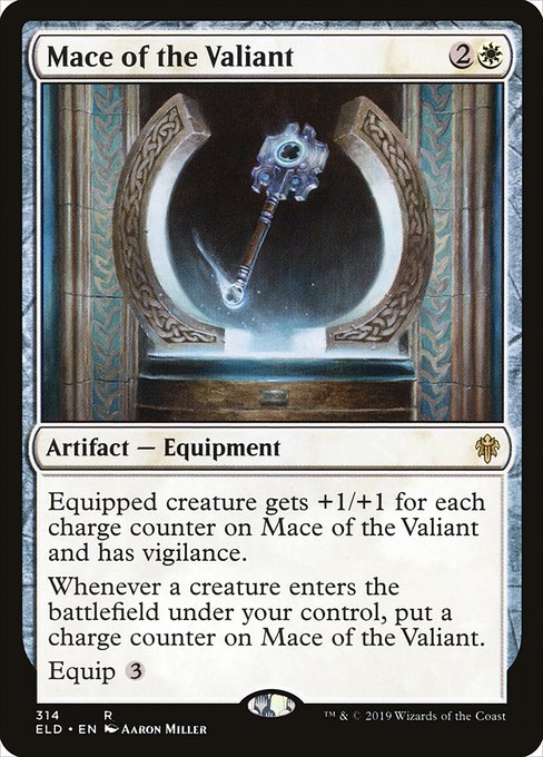 Magic the Gathering Card - Mace of the Valiant - MTG Circle