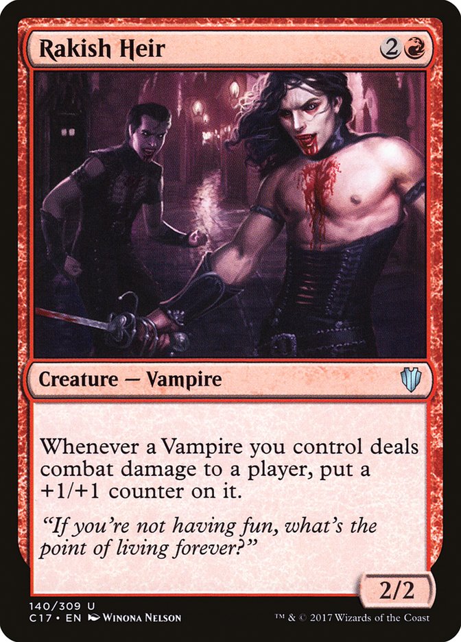 Magic the Gathering Card - Rakish Heir - MTG Circle