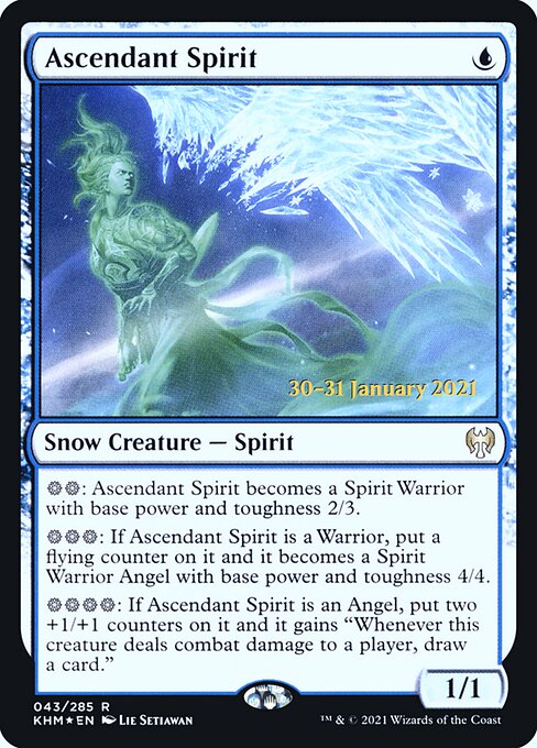 Magic the Gathering Card - Ascendant Spirit - MTG Circle