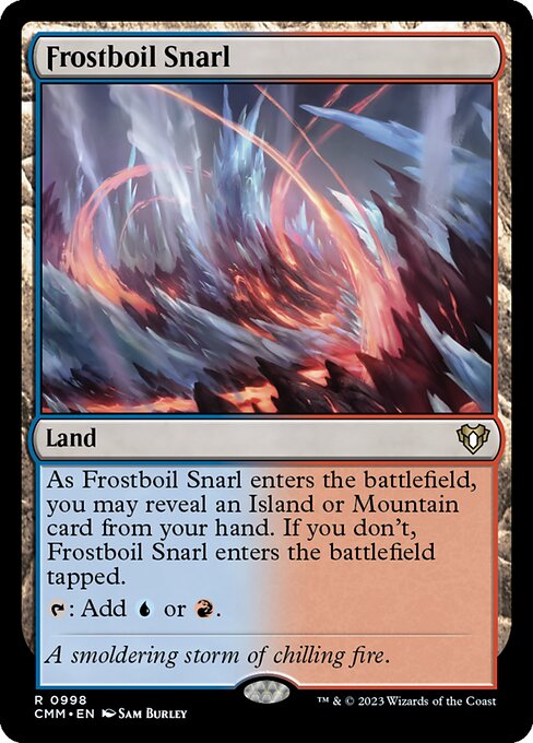 Magic the Gathering Card - Frostboil Snarl - MTG Circle