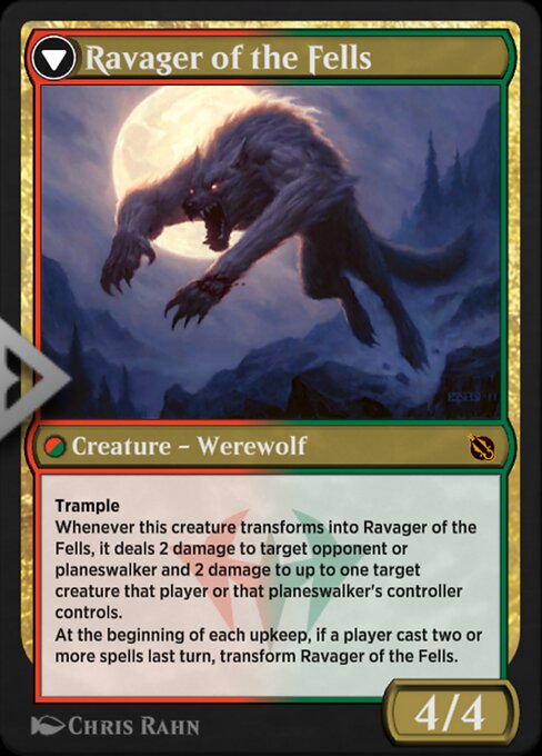 Magic the Gathering Card - Ravager of the Fells - MTG Circle