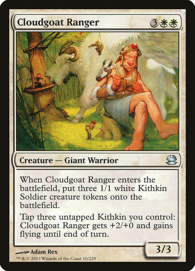 Magic the Gathering Card - Cloudgoat Ranger - MTG Circle