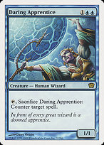 Magic the Gathering Card - Daring Apprentice - MTG Circle