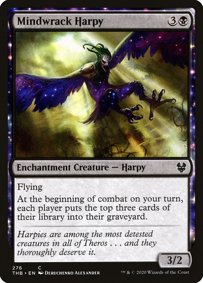Magic the Gathering Card - Mindwrack Harpy - MTG Circle