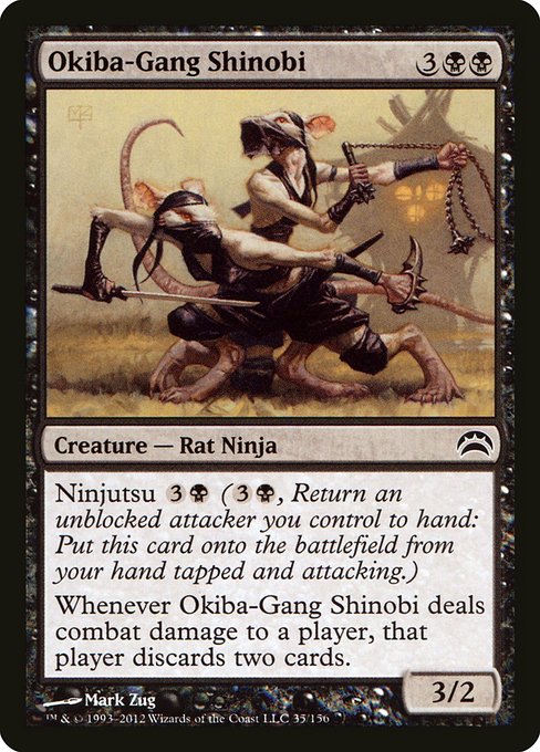 Magic the Gathering Card - Okiba-Gang Shinobi - MTG Circle