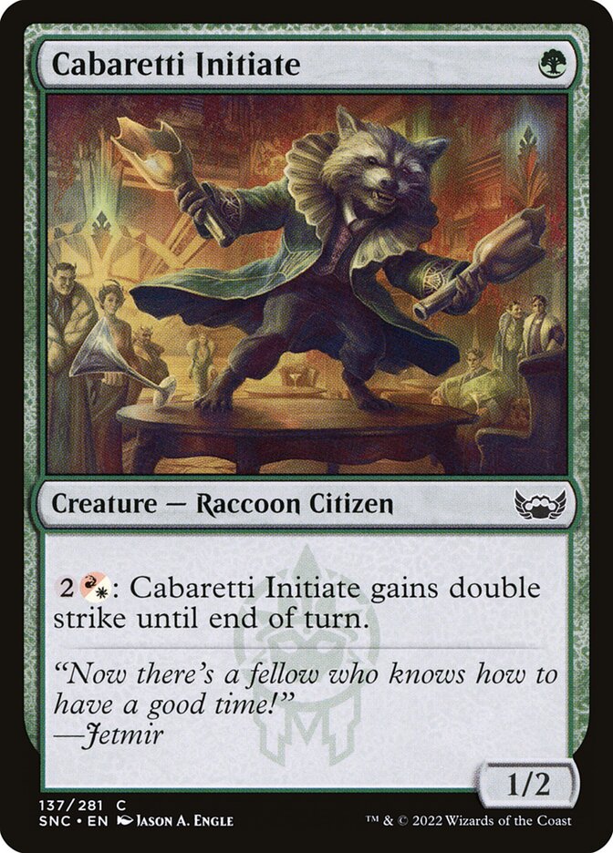 Magic the Gathering Card - Cabaretti Initiate - MTG Circle