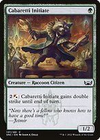 Magic the Gathering Card - Cabaretti Initiate - MTG Circle