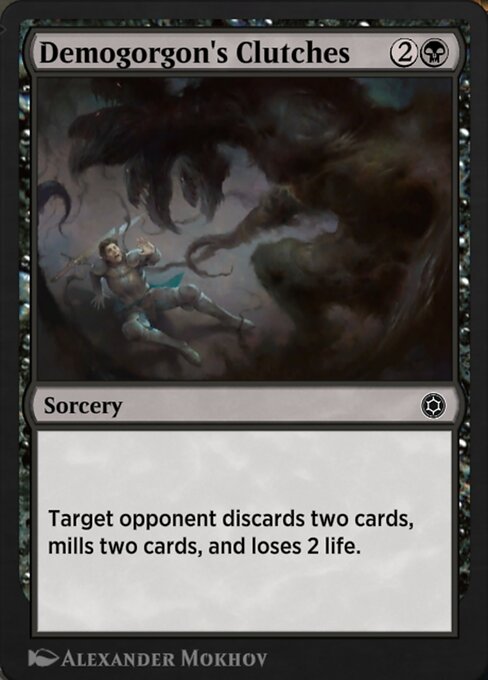Magic the Gathering Card - Demogorgon's Clutches - MTG Circle
