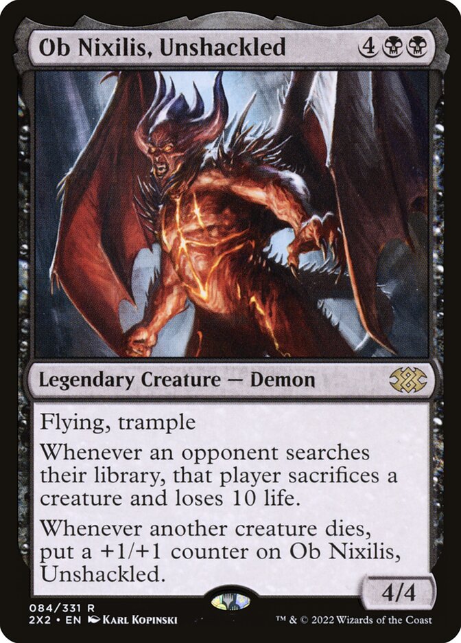 Magic the Gathering Card - Ob Nixilis, Unshackled - MTG Circle